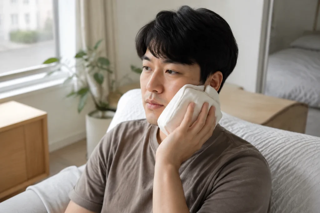 어금니 임플란트 통증 기간 상담과 준비 장면