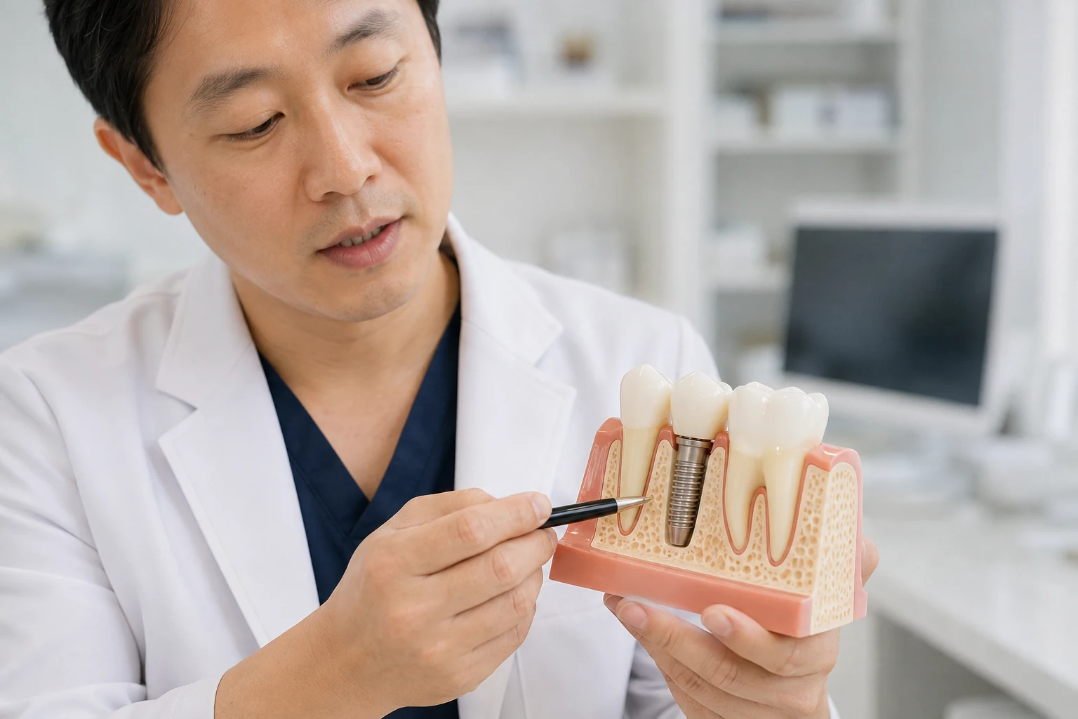 어금니 임플란트 골유착 기간